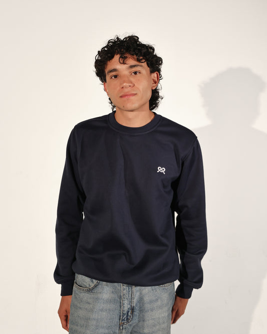 Crewneck Clásico Azul Oscuro