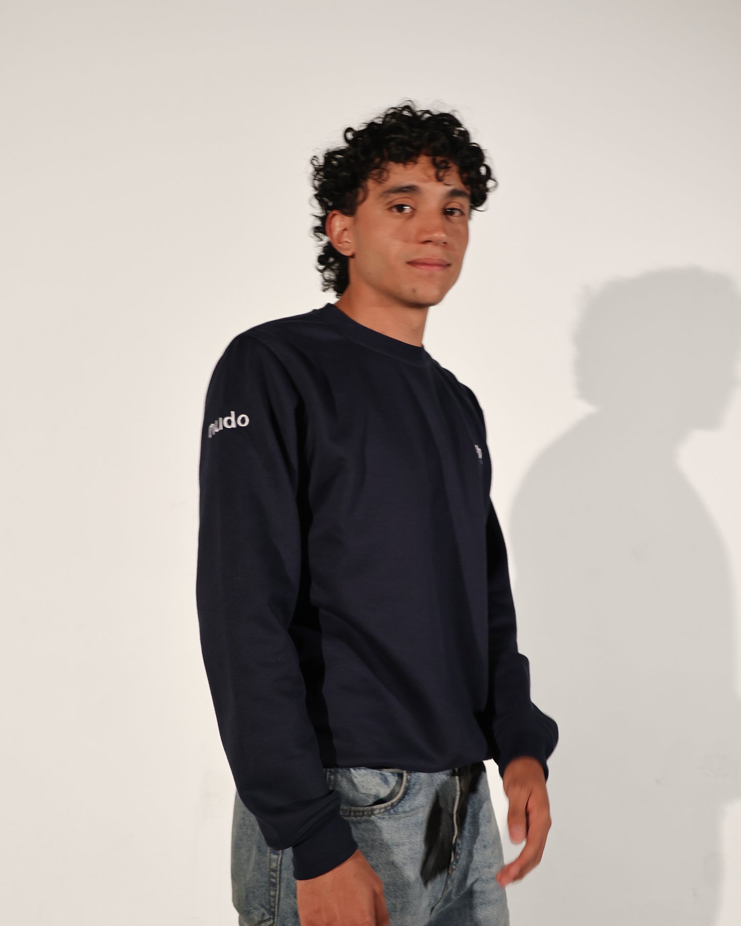 Crewneck Clásico Azul Oscuro