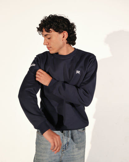 Crewneck Clásico Azul Oscuro