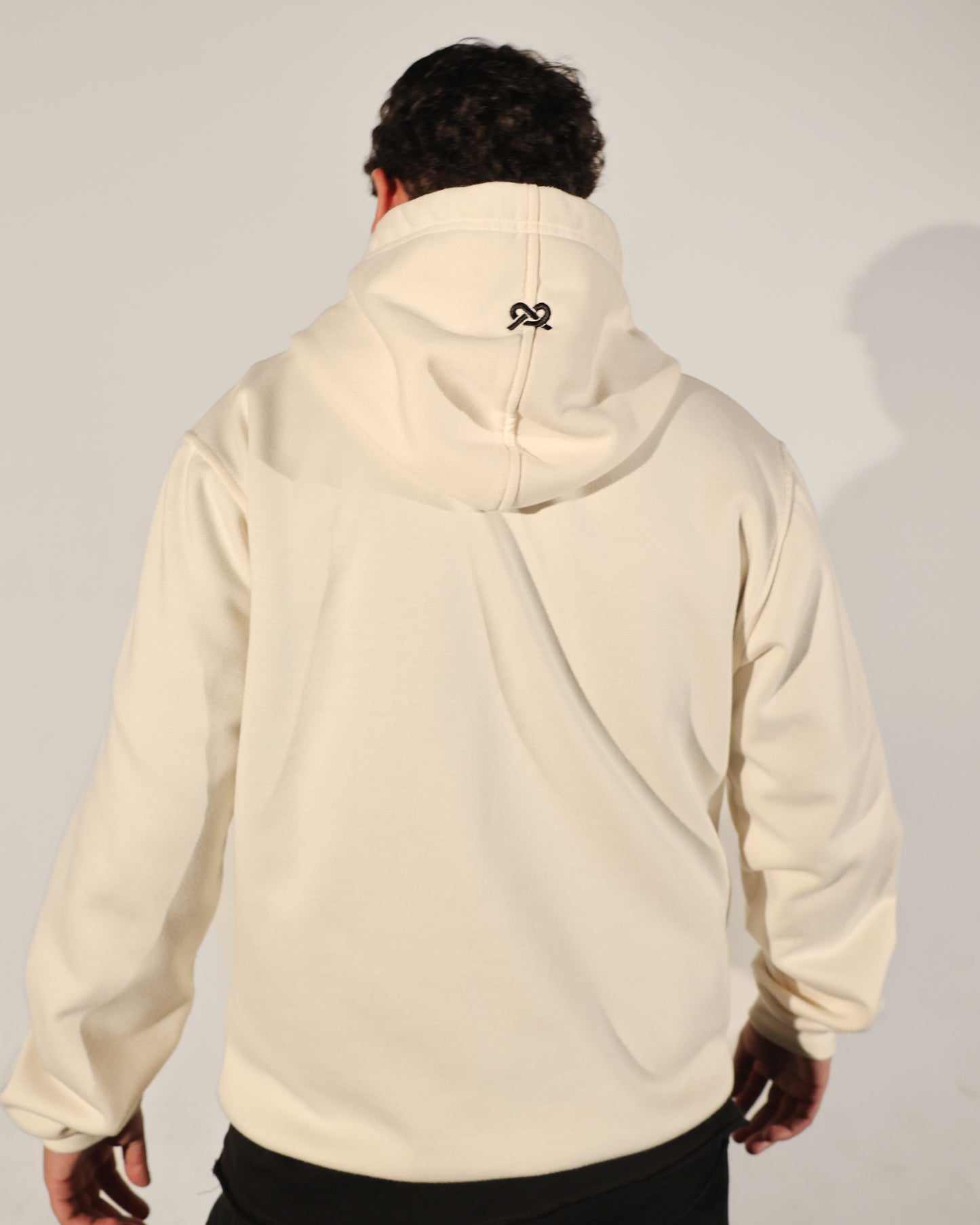 Hoodie Básico Marfil