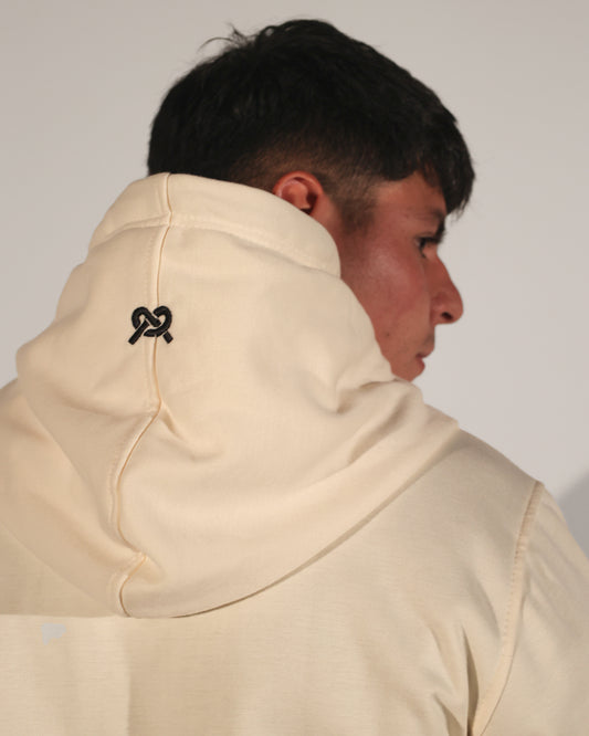 Hoodie Clásico Marfil