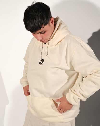 Hoodie Clásico Marfil