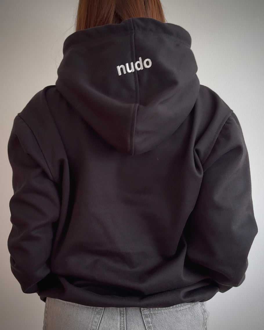 Hoodie Básico Negro